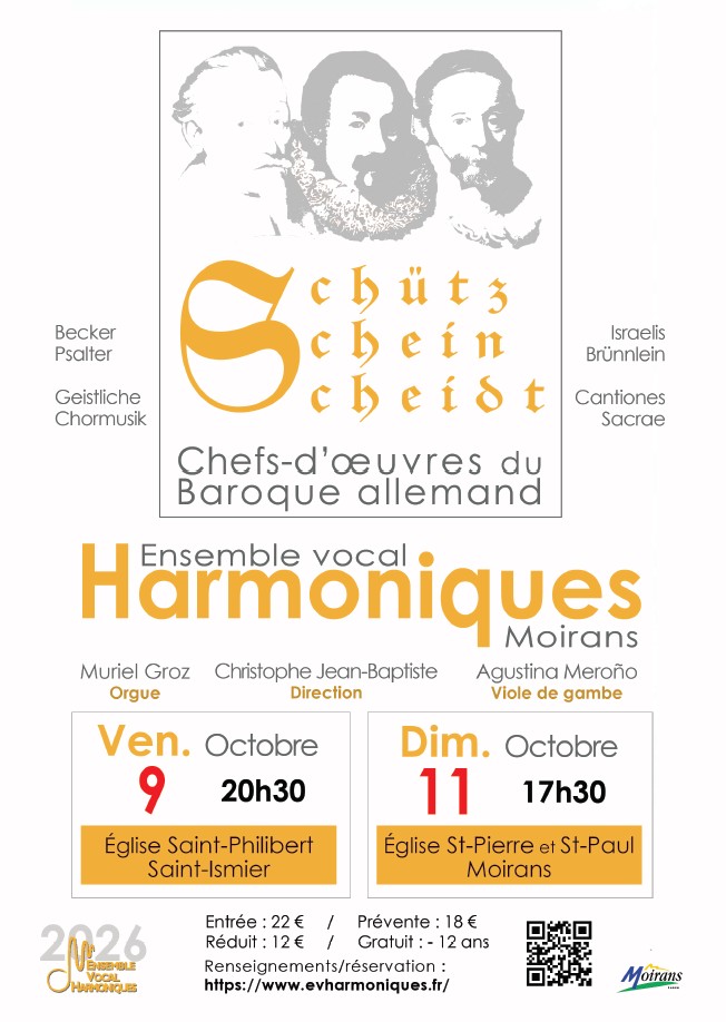 Affiche concerts Schütz etc